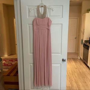 David’s Bridal City Triangle Pink Prom/Bridesmaids Dress
